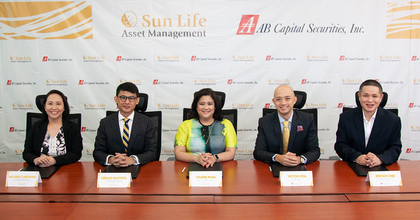 SLAMCI and AB Capital ink partnership 2018 Sun Life Philippines